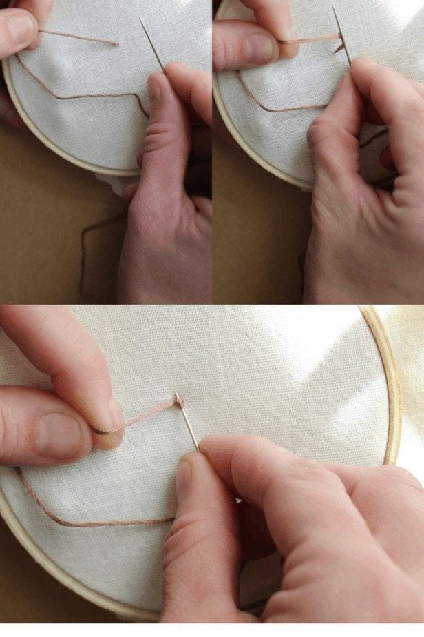 french knot tutorial