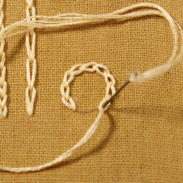 How To Embroider A Chain Stitch