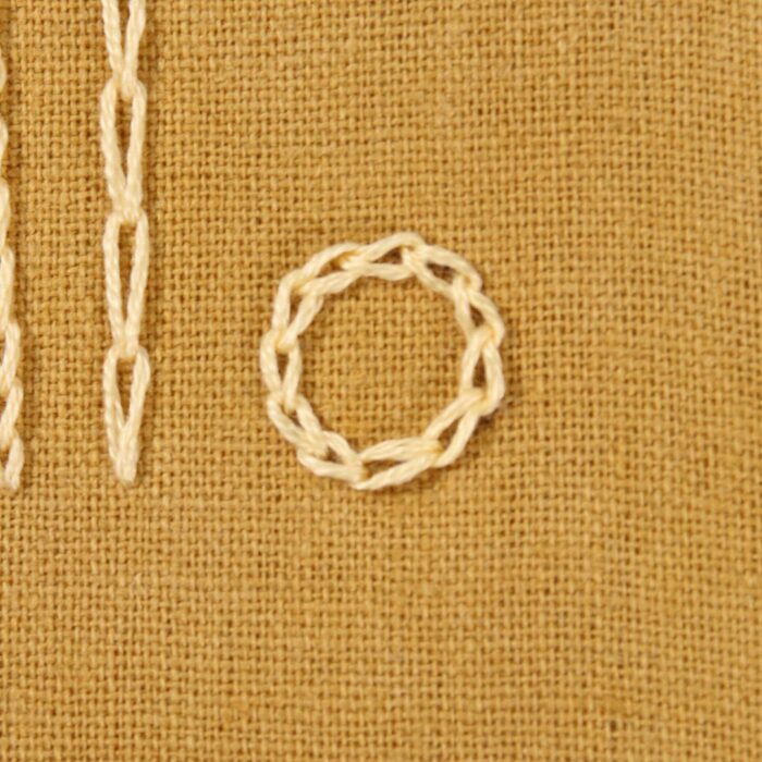 How To Embroider A Chain Stitch