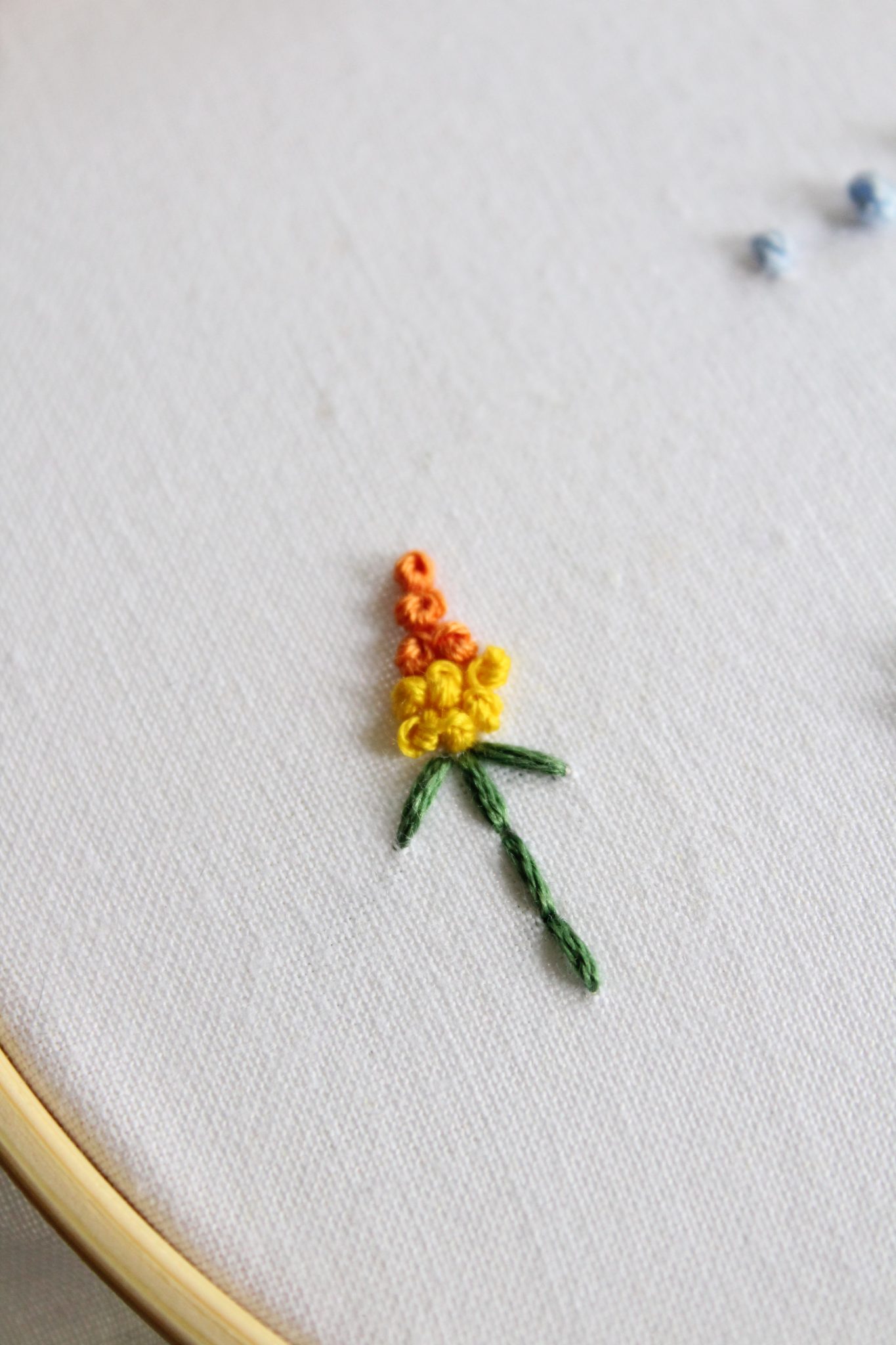 How To Make A French Knot The Easy + Simple Way! Crewel Ghoul