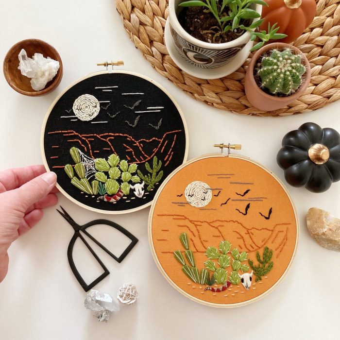 5 desert embroidery patterns for outdoor lovers crewel ghoul 5 desert embroidery patterns for outdoor lovers crewel ghoul