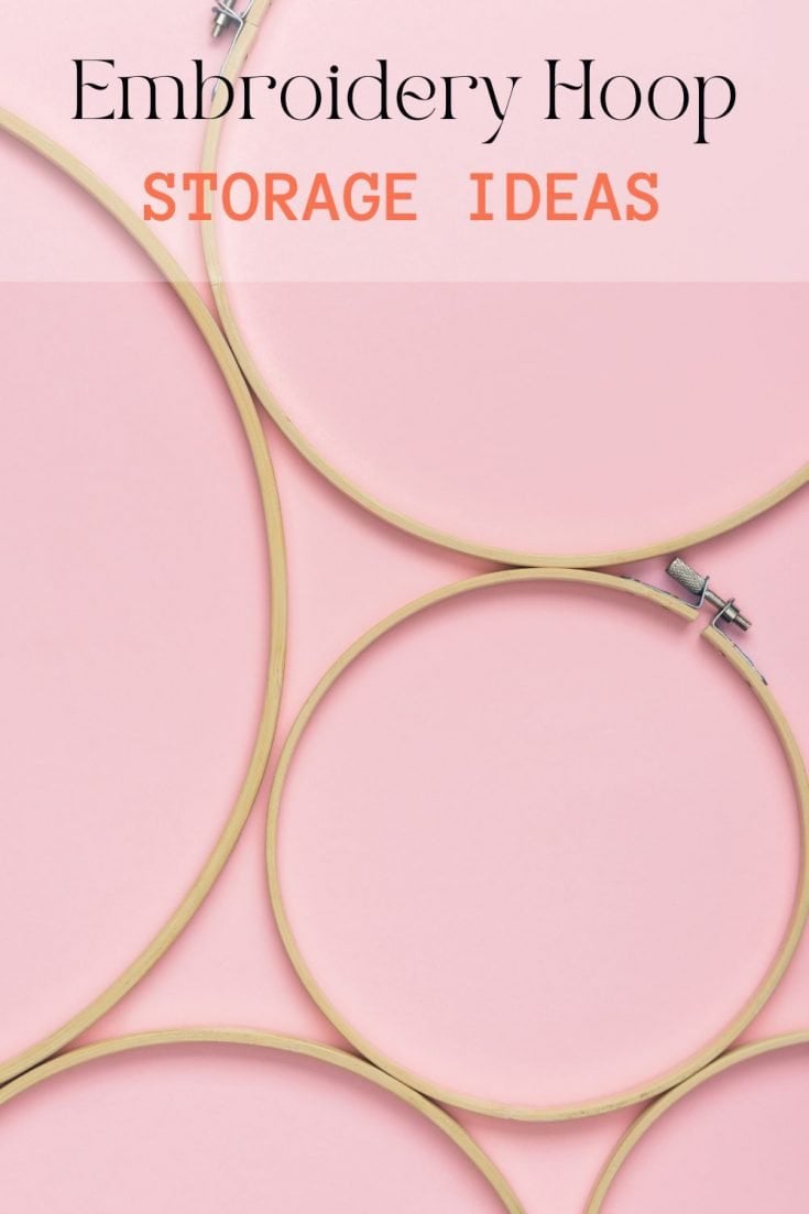 Embroidery Hoop Storage Ideas Crewel Ghoul