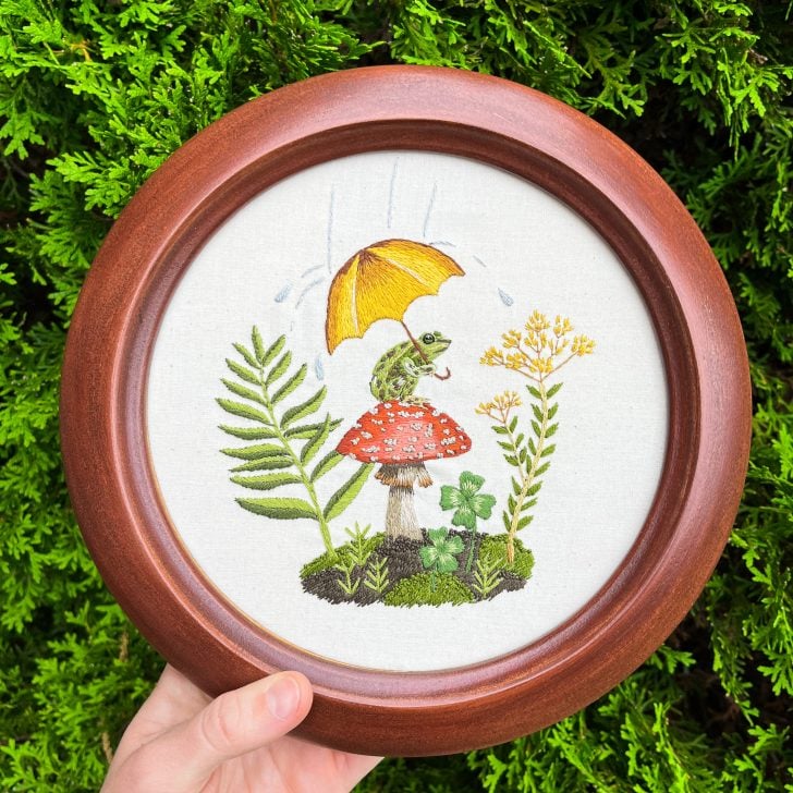 How To Embroider Grass [5 Different Ways] Crewel Ghoul