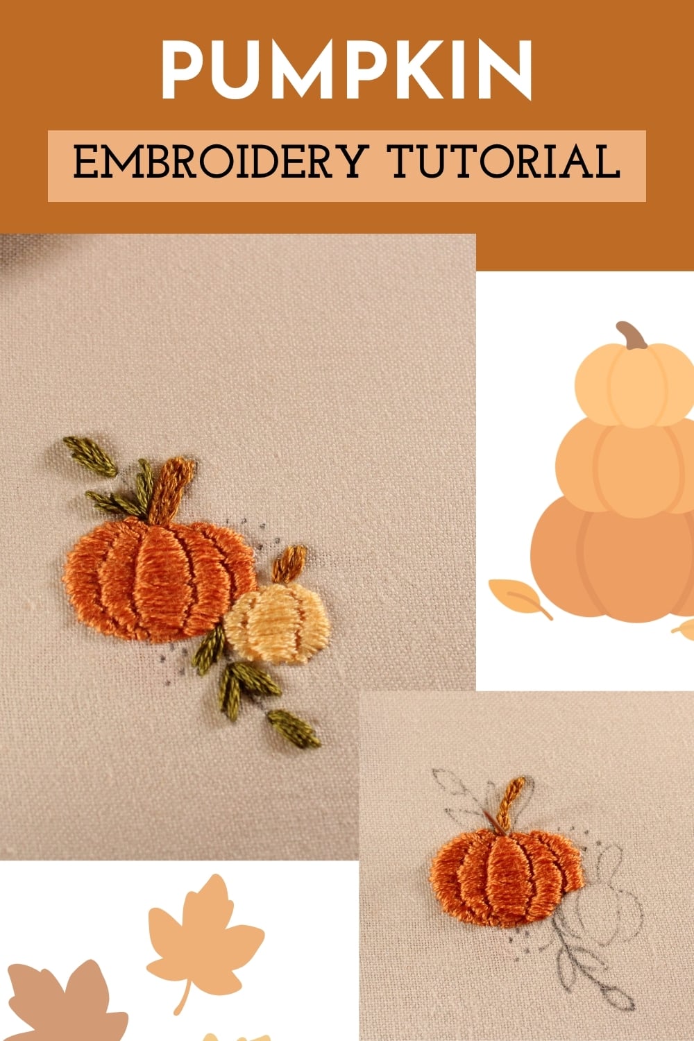 embroidered pumpkin tutorial