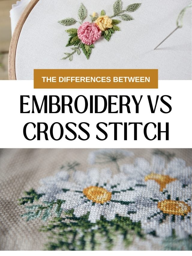 Embroidery vs Cross Stitch What's the Difference? Crewel Ghoul