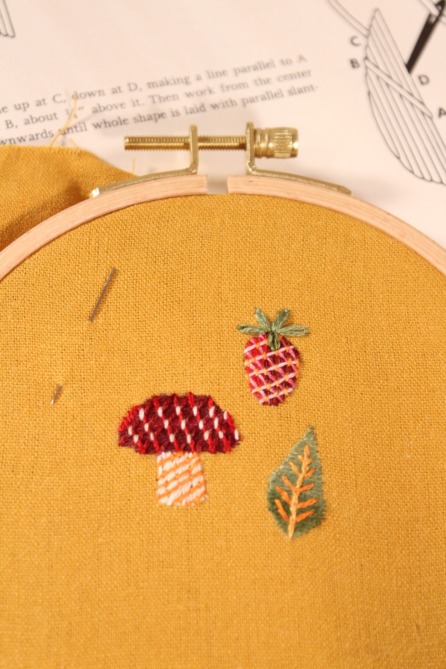 Laid Work Embroidery Tutorial