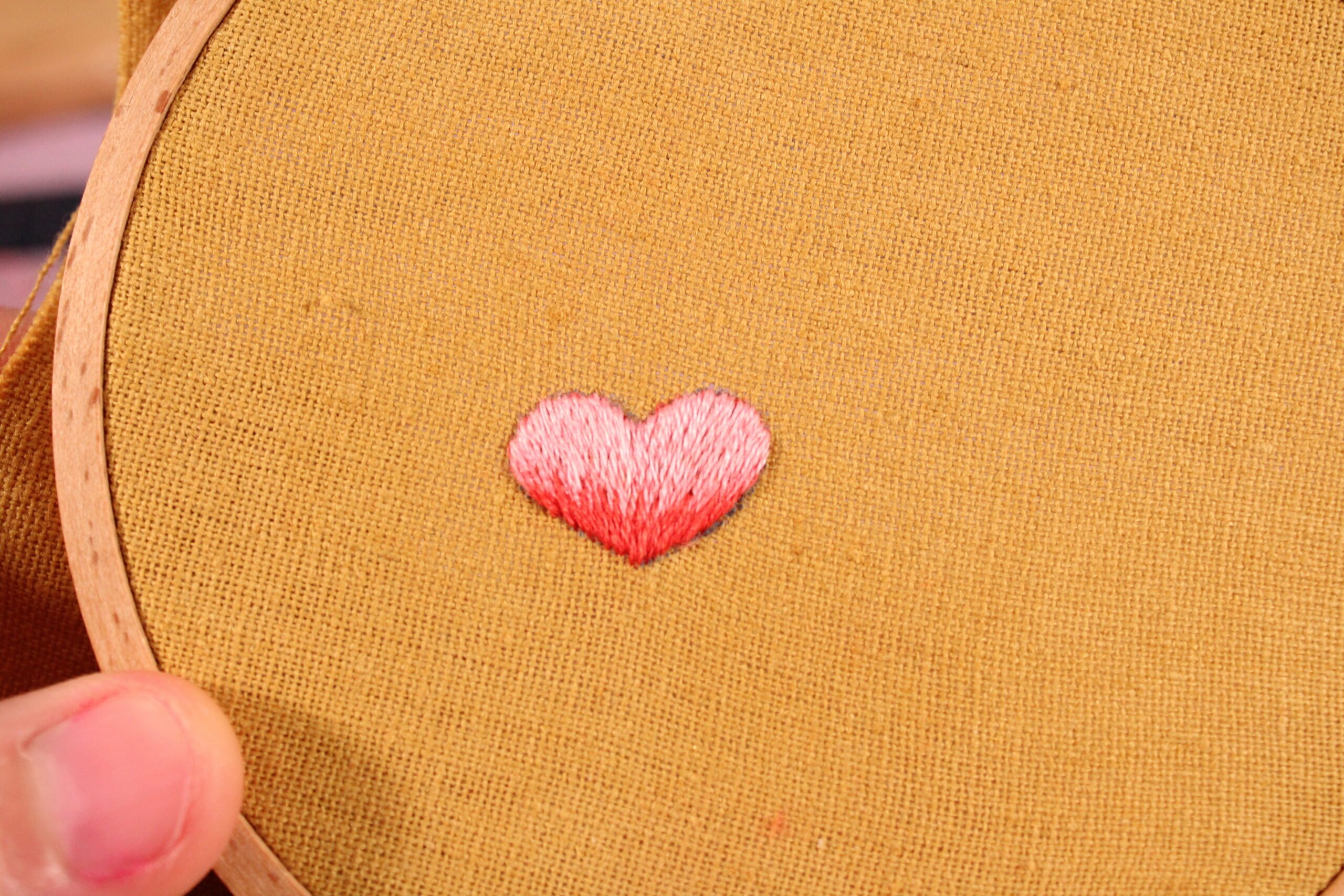 Ombre Embroidery Tutorial – Stitch a Colorful Heart