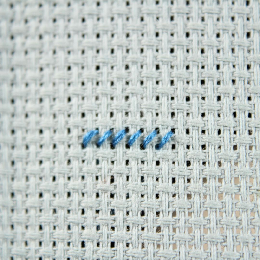 Cross Stitch Half Stitch Tutorial