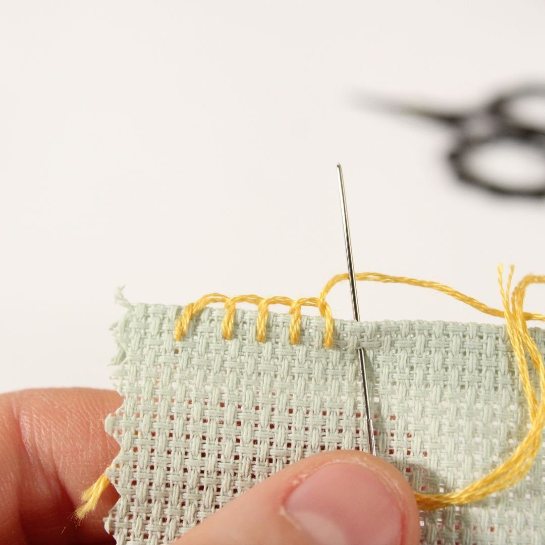 blanket stitch fabric edge