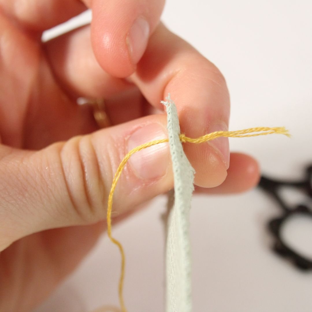 blanket stitch step 1