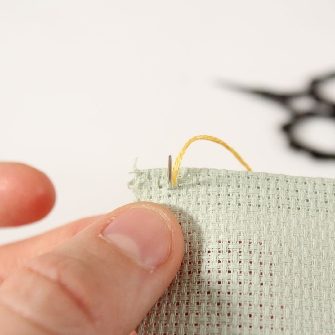 blanket stitch step 2