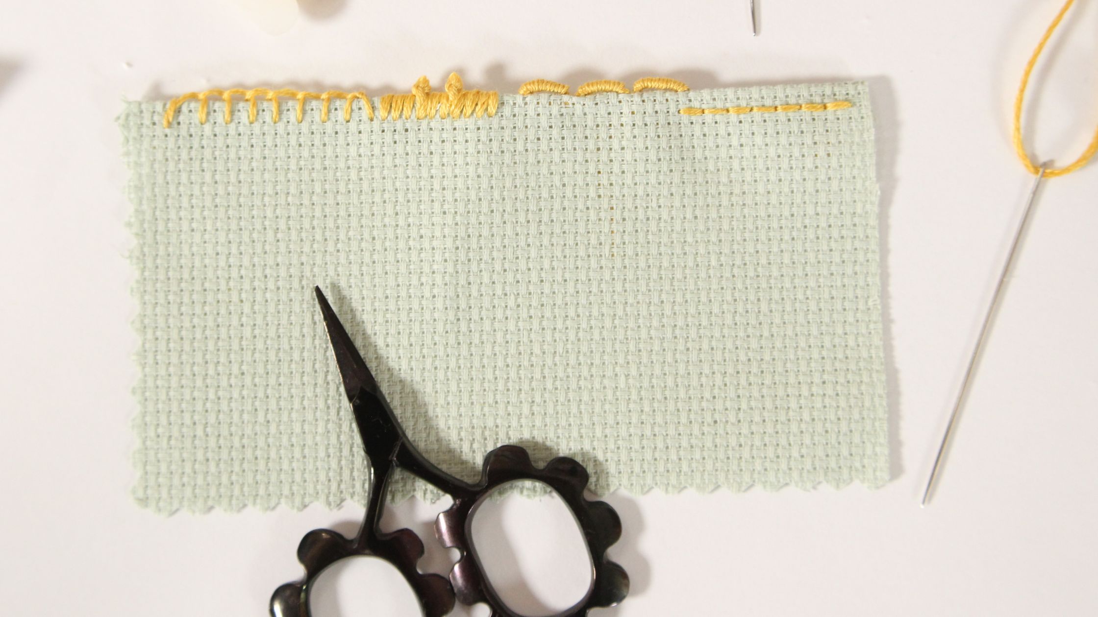 5 Ways To Finish Edges Aida Cloth