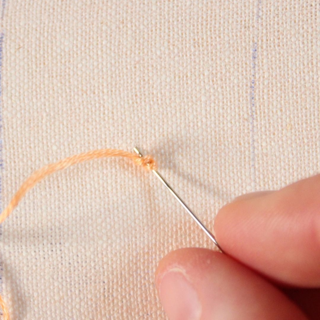 Colonial knot step 3