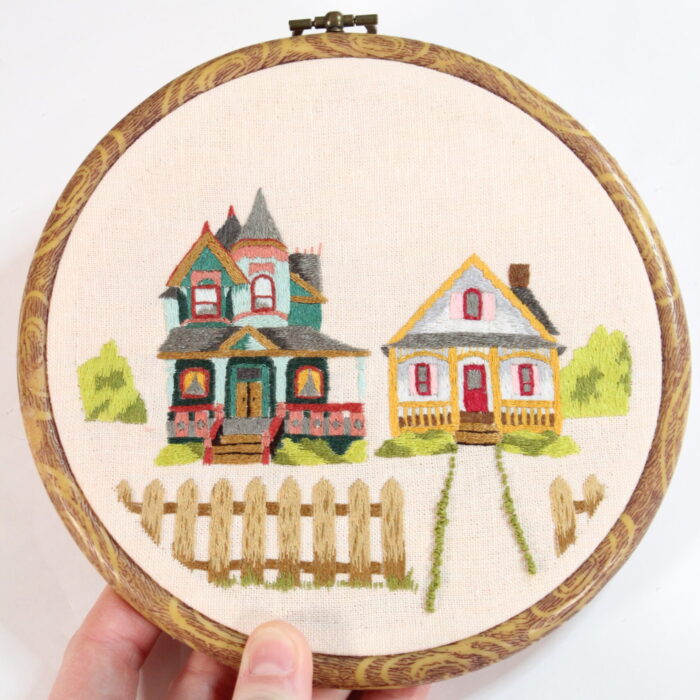 Victorian Houses Embroidery Pattern - Image 4